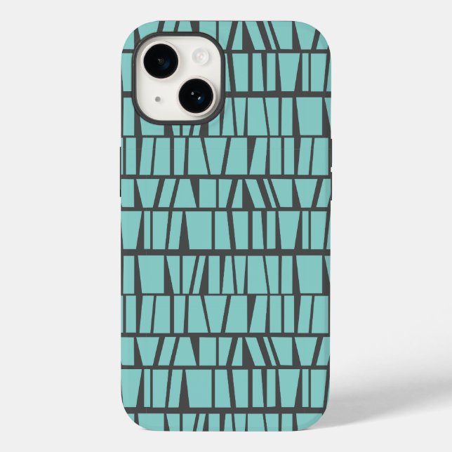 Blue Tiles Case-Mate iPhone Case (Back)