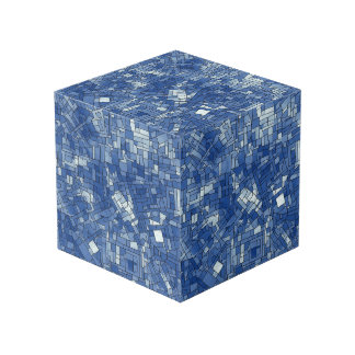 Blue Tiles Cube