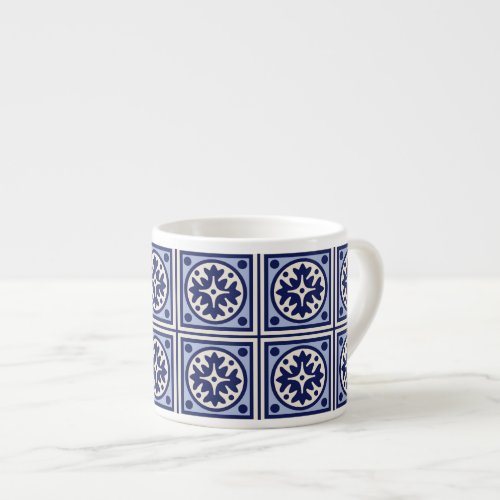 Blue tiles espresso cup