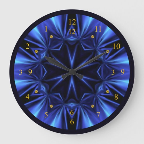  Blue Time Warp V1  Time Machine   Large Clock