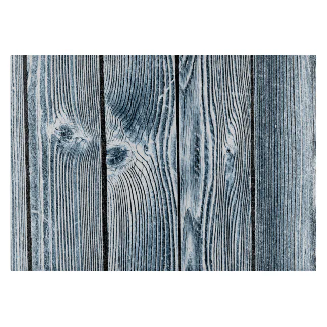 Blue Tint Wood Glass Cutting Board Zazzle