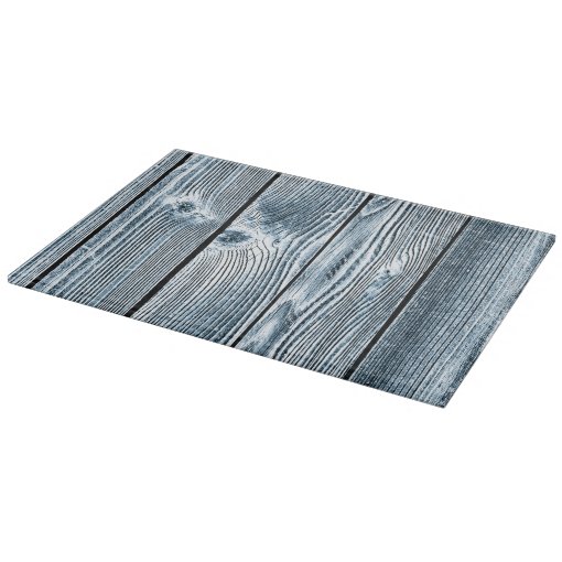 Blue Tint Wood Glass Cutting Board Zazzle