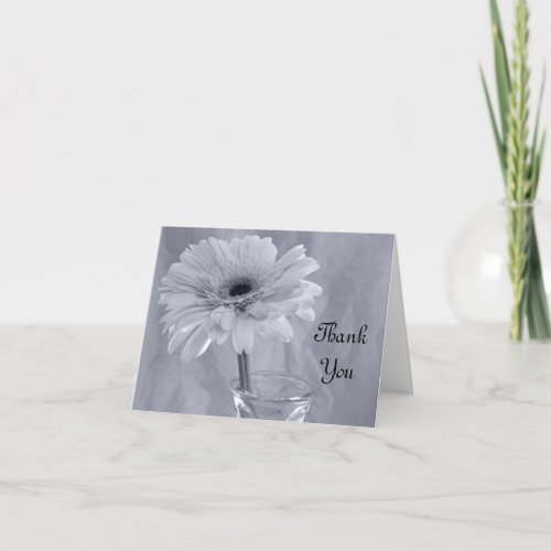 Blue Tinted Daisy Bridesmaid Thank You