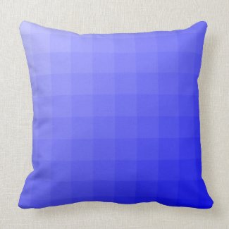 Blue Tinted Squares Throw Pillow