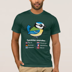 Blue Tit International Men's Basic American Apparel T-Shirt