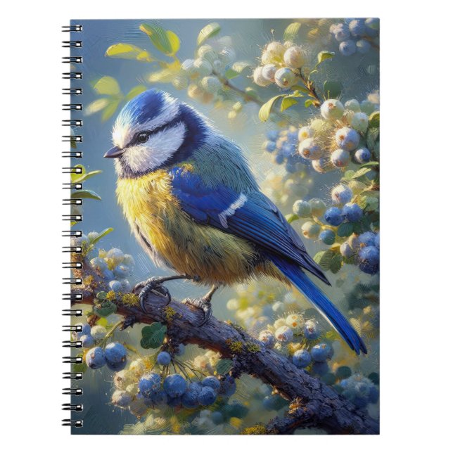 Blue Tit Notebook (Front)