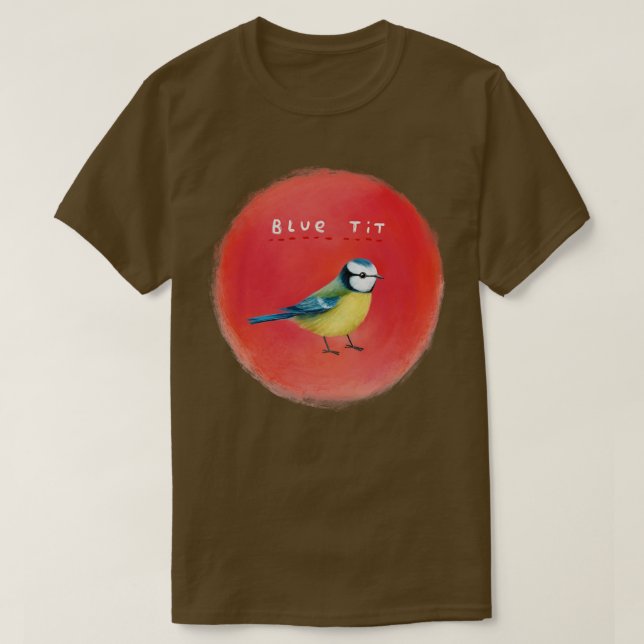 Blue Tit T-Shirt (Design Front)