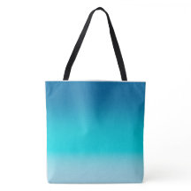 Blue to Aqua Gradient Modern Ombre Athlet