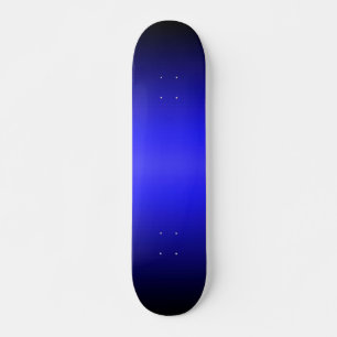 Blue to Black Gradient Skateboard Deck