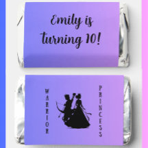 Blue to Pink Dual Warrior Princess Birthday Party