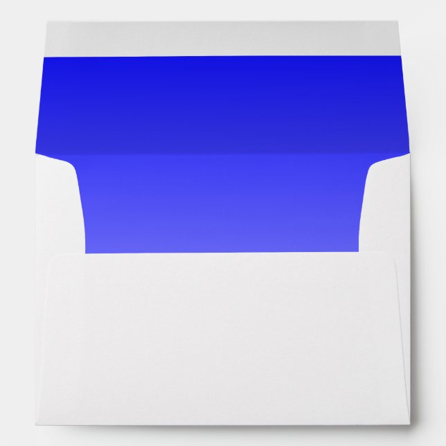 Blue to White Ombre Envelope (Back (Bottom))