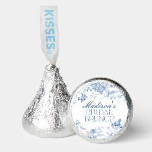 Blue Toile De Jouy Bridal Brunch Favor Dessert