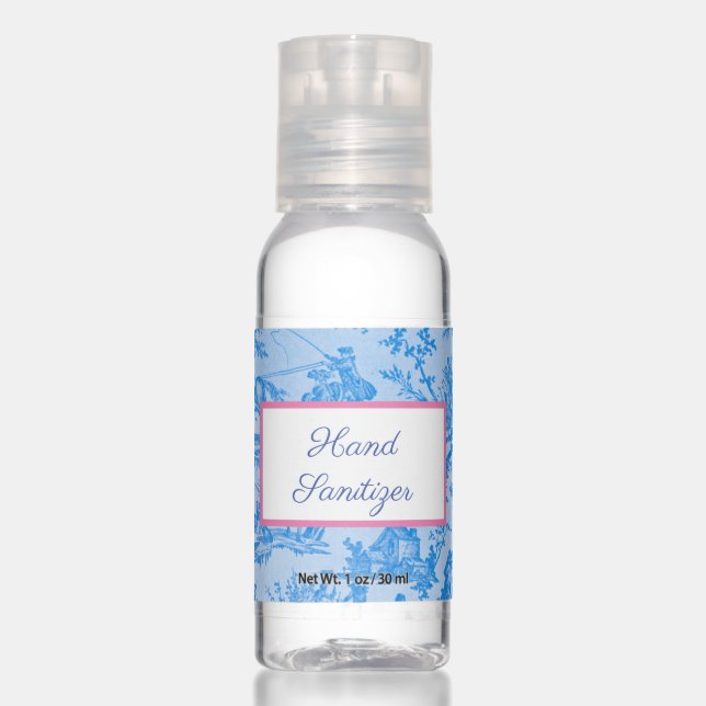 Blue Toile Hand Sanitizer (Front)