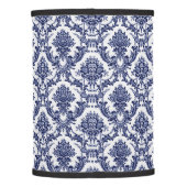 Blue Toile Lamp Shade (Back)