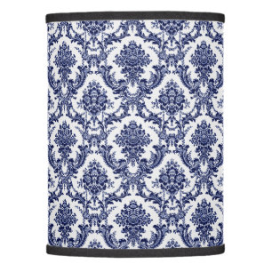 Blue Toile Lamp Shade