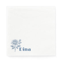 Blue toile