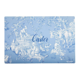 Blue Toile Placemat