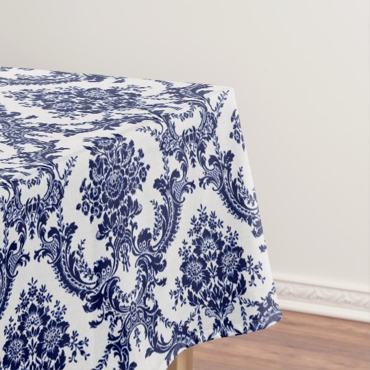 Blue Toile Tablecloth | Zazzle.com