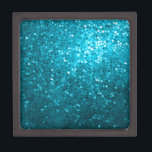 Blue Tones Retro Glitter And Sparkles 2 Gift Box<br><div class="desc">Elegant blue tones glitter and sparkles 2. Monogramed version by request,  till I make it.</div>