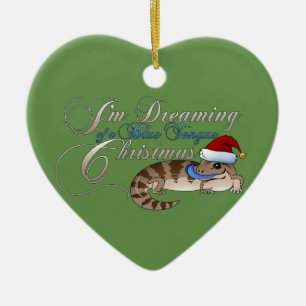 Blue Tongue Skink Ornament