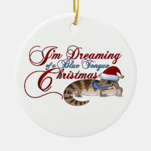 Blue Tongue Skink Ornament