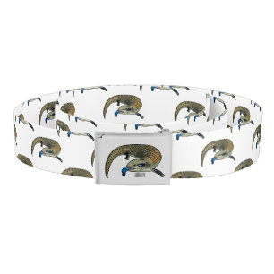 Blue-tongued skink cartoon illustration belt