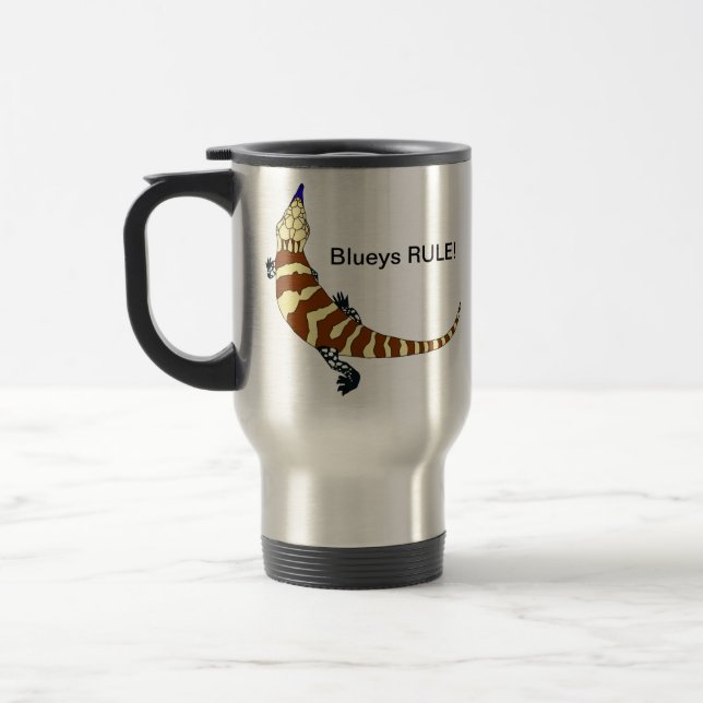 Blue Tongued Skink Travel Mug (Left)
