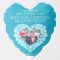 Blue topaz 4th wedding anniversary custom photo