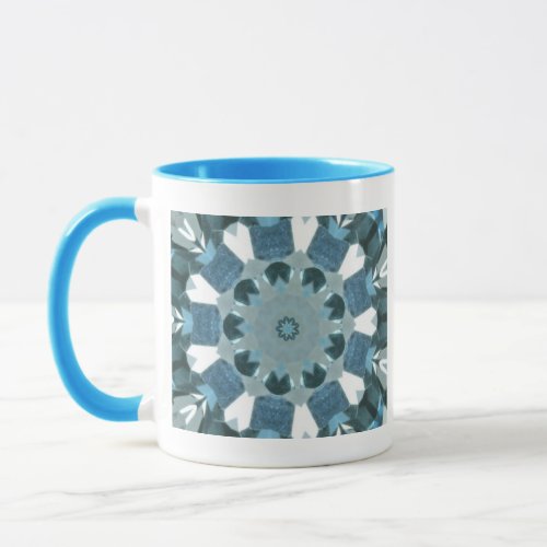 Blue Topaz Kaleidoscope Mug