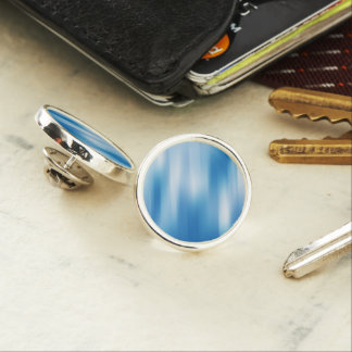 Blue topaz lapel pin
