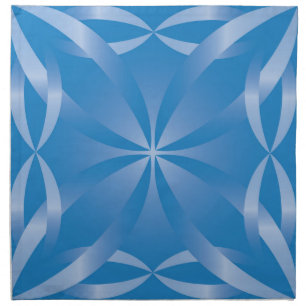 blue topaz pattern napkin