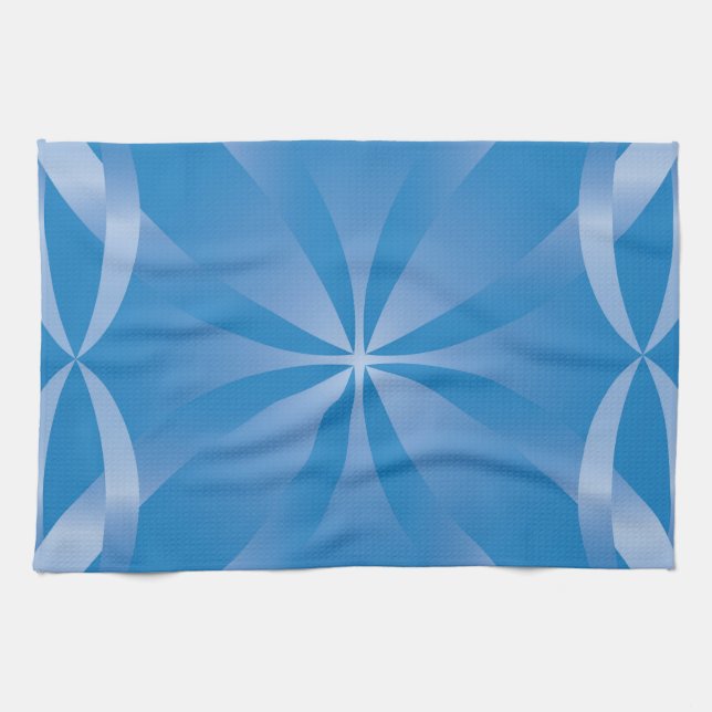 blue topaz pattern towel (Horizontal)