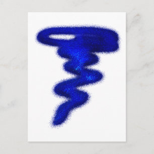 Blue Tornado Postcard