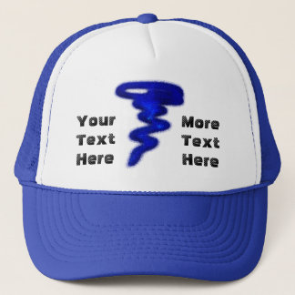 Blue Tornado Trucker Hat