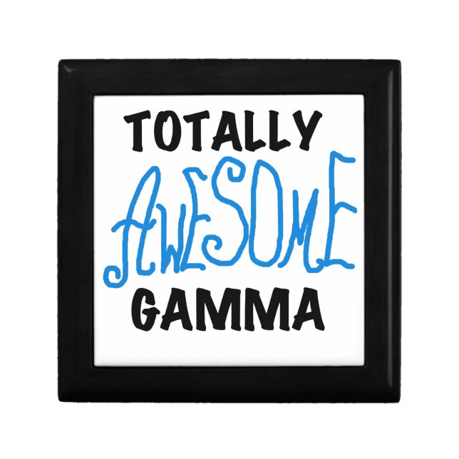 Blue Totally Awesome Gamma Gifts Gift Box (Front)