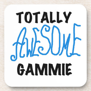 Blue Totally Awesome Gammie Gifts Coaster