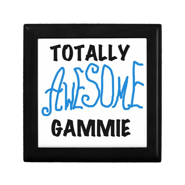 Blue Totally Awesome Gammie Gifts Jewelry Box (Front)