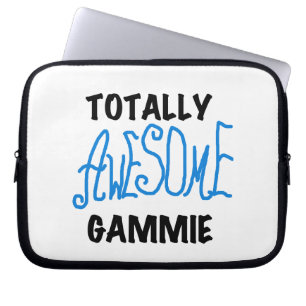 Blue Totally Awesome Gammie Gifts Laptop Sleeve