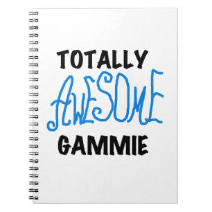 Blue Totally Awesome Gammie Gifts Notebook