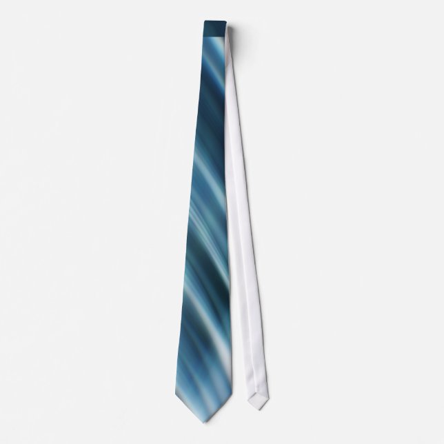 blue tracks neck tie (Front)