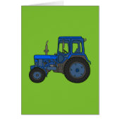 Blue tractor cards (Front)