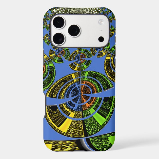 Blue tradition iphone case (Back)