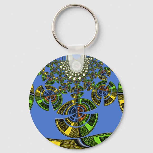 Blue tradition keychain (Front)