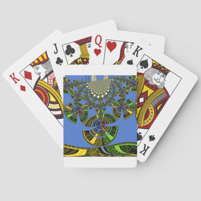 Blue tradition poker cards (Back)