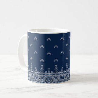 blue traditional mug