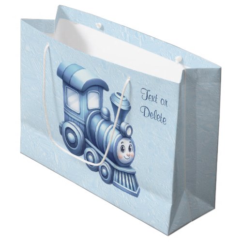 Blue Train Gift Bag