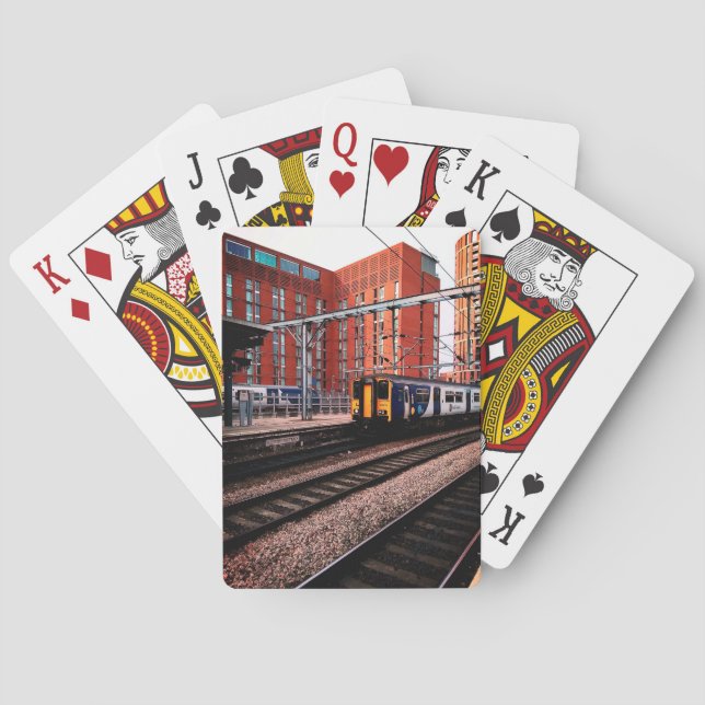 Blue train , Leeds Poker Cards (Back)