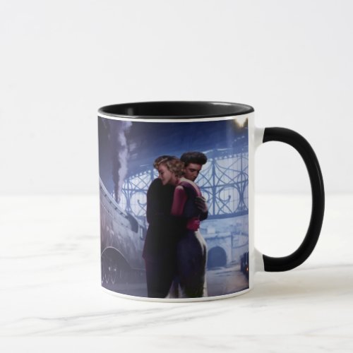 Blue Train Mug