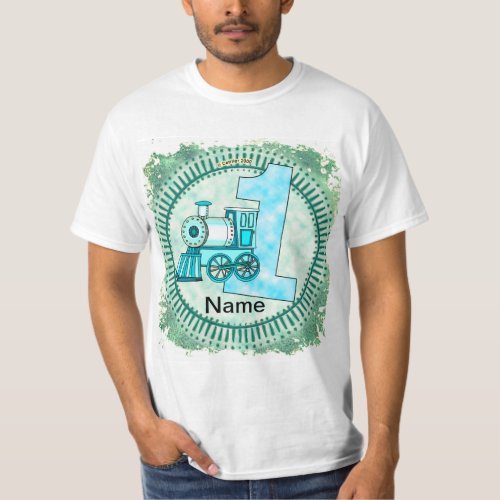 Blue Train Number 1 T_Shirt