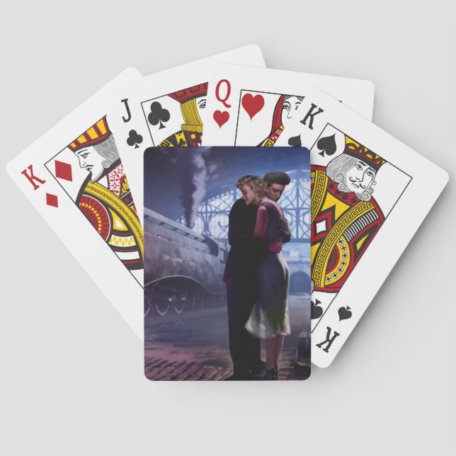 Blue Train Poker Cards (Back)